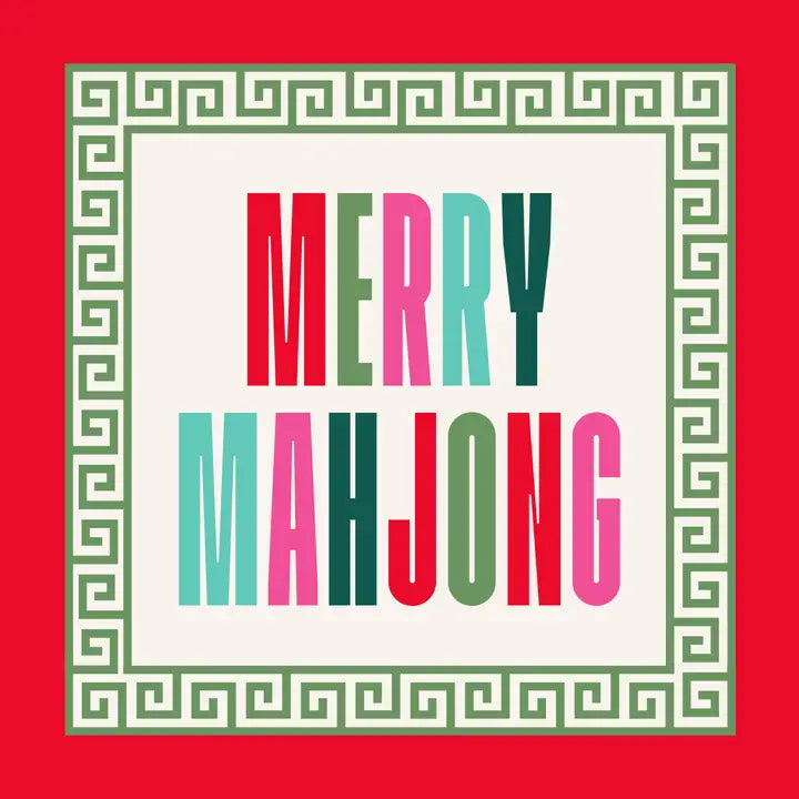 Merry Mahjong Napkins