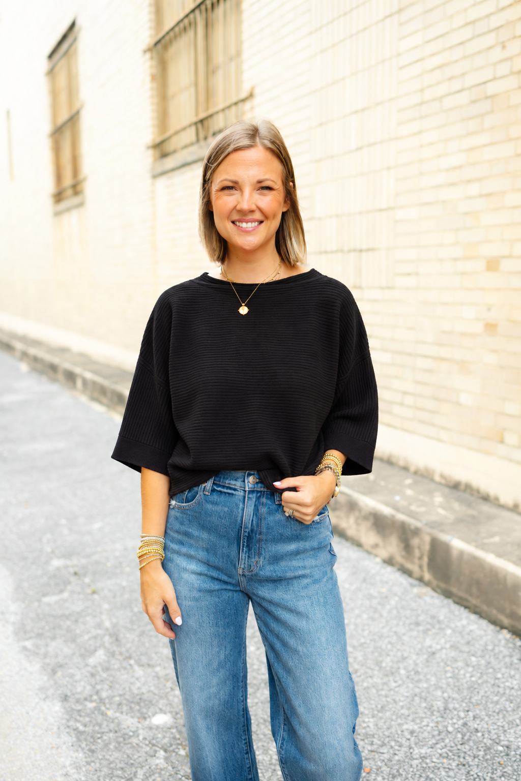 The Going Places Sweater in Black