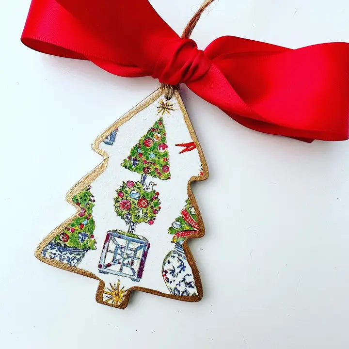 Topiary Christmas Tree Ornament 1