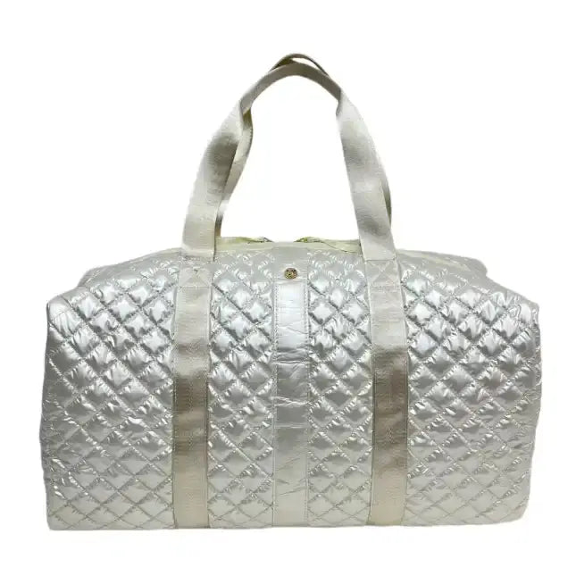 The Debra Diamond Weekender Duffle Bag Ivory