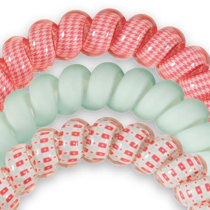 Spiral Hair Coil | Large | Calming Coral