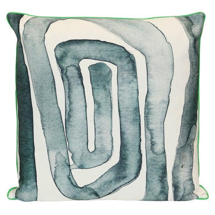 Watercolor Swirl Pillow 24"x24"