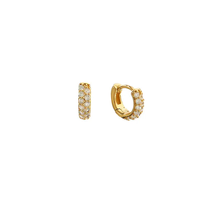 Waterproof Gold Crystal Huggies