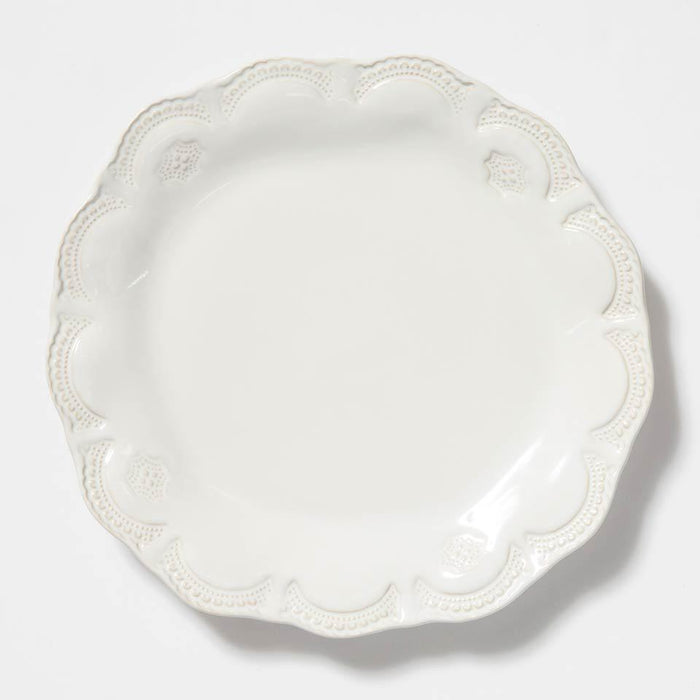 VIETRI Incanto Stone White Lace Dinner Plate