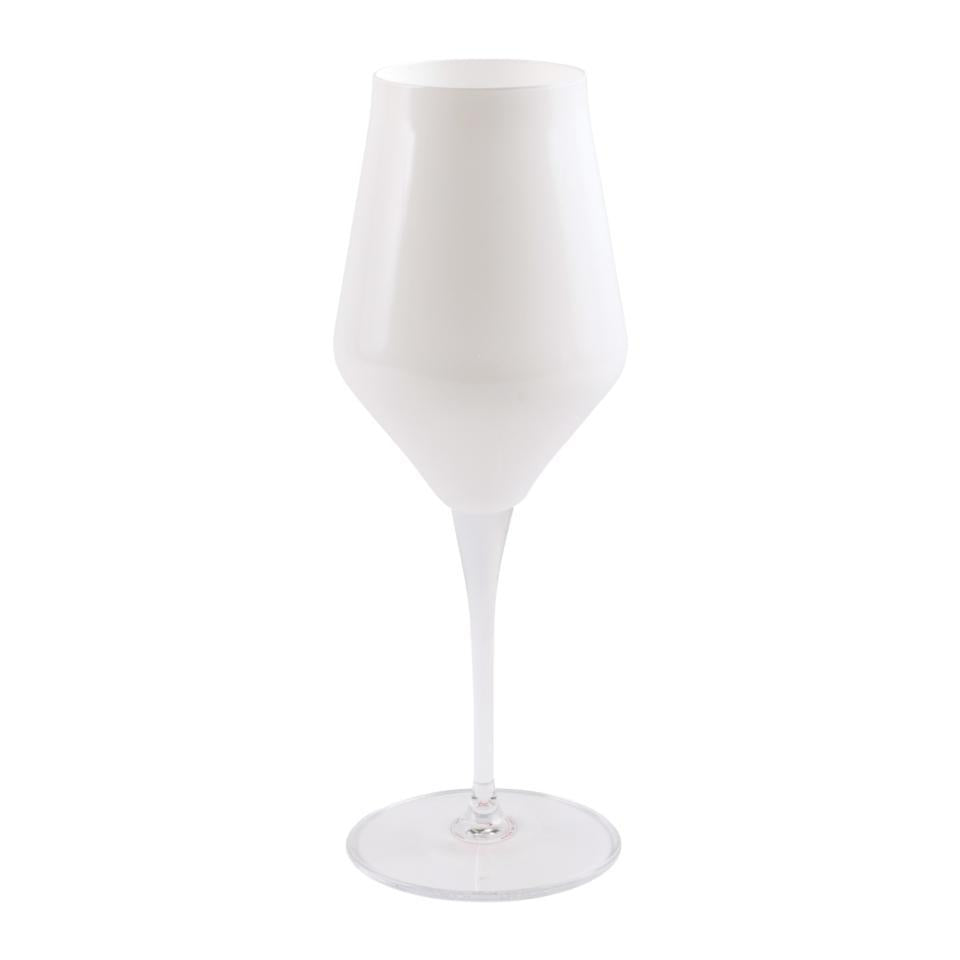 VIETRI Contessa Contessa White Water Glass