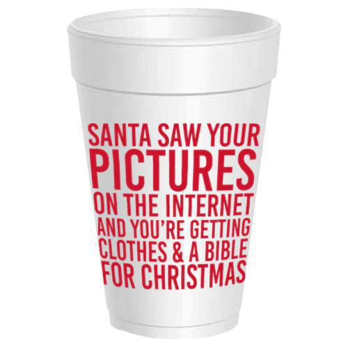 Santa Saw Cups