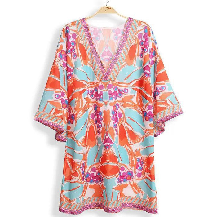 Poolside Floral Coverup
