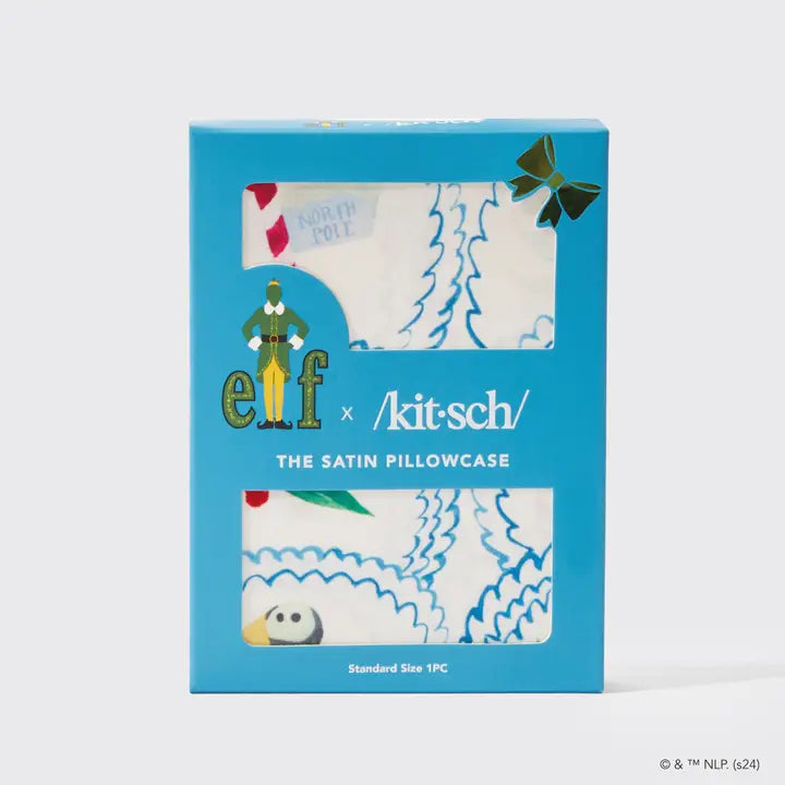 Kitsch: Elf X Kitsch Satin Pillowcase Standard - North Pole