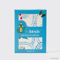 Kitsch: Elf X Kitsch Satin Pillowcase Standard - North Pole