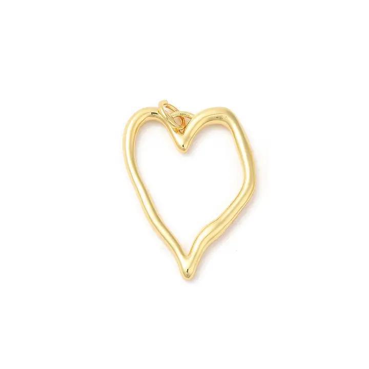 Gold Handwritten Heart Charm