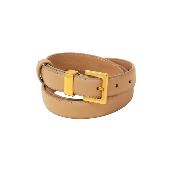 Leather Square Buckle Belt