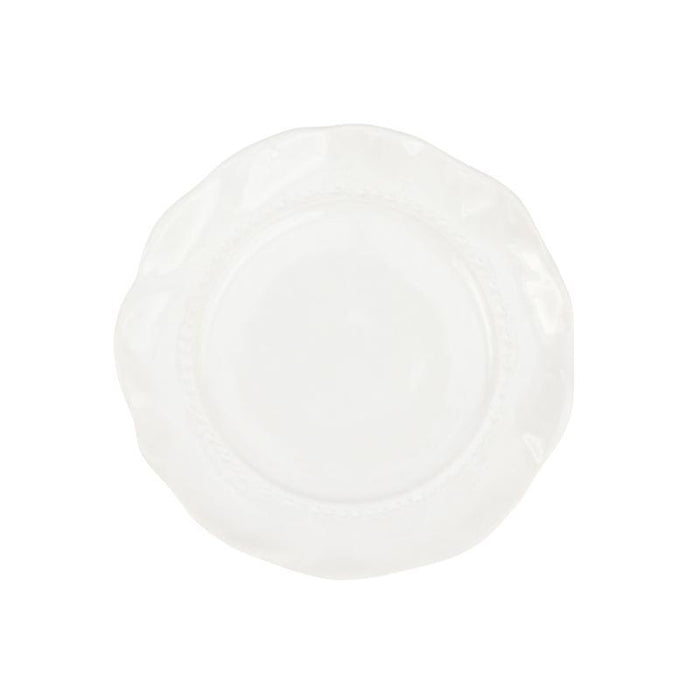 Vietri Giorno White Salad Plate