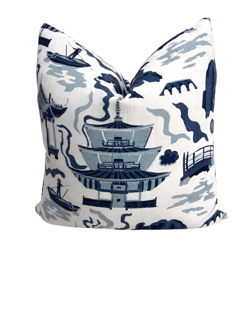 Kumano Indigo Pillow