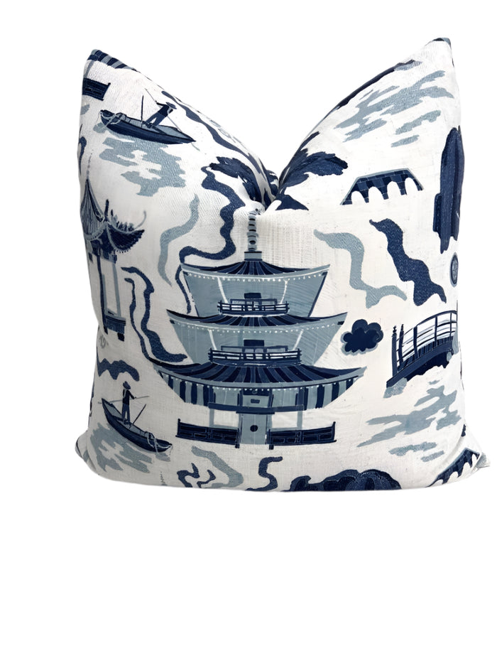 Kumano Indigo Pillow
