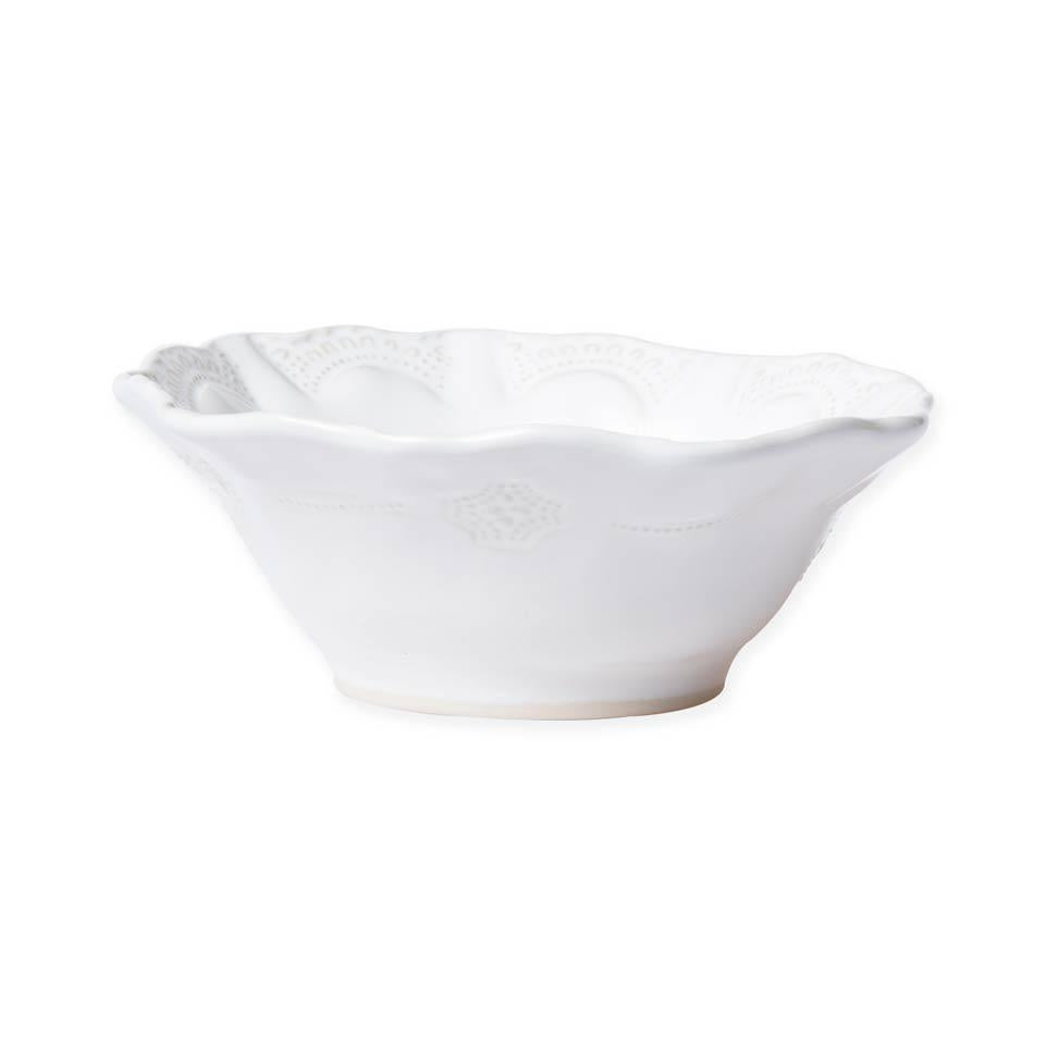 VIETRI Incanto Stone White Lace Cereal Bowl