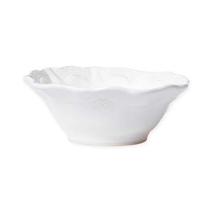 VIETRI Incanto Stone White Lace Cereal Bowl