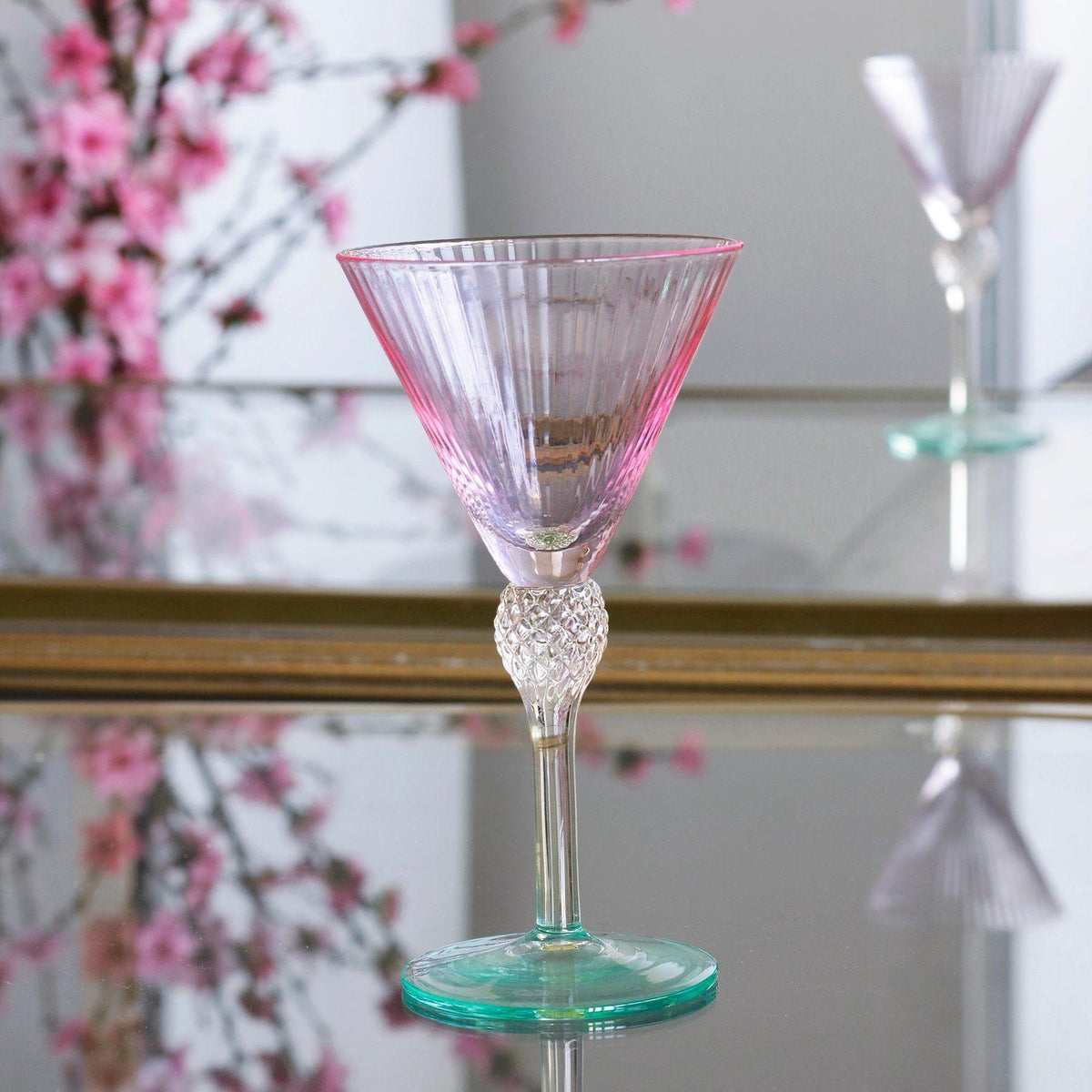 Beatriz Ball Aquarelle Martini Glass