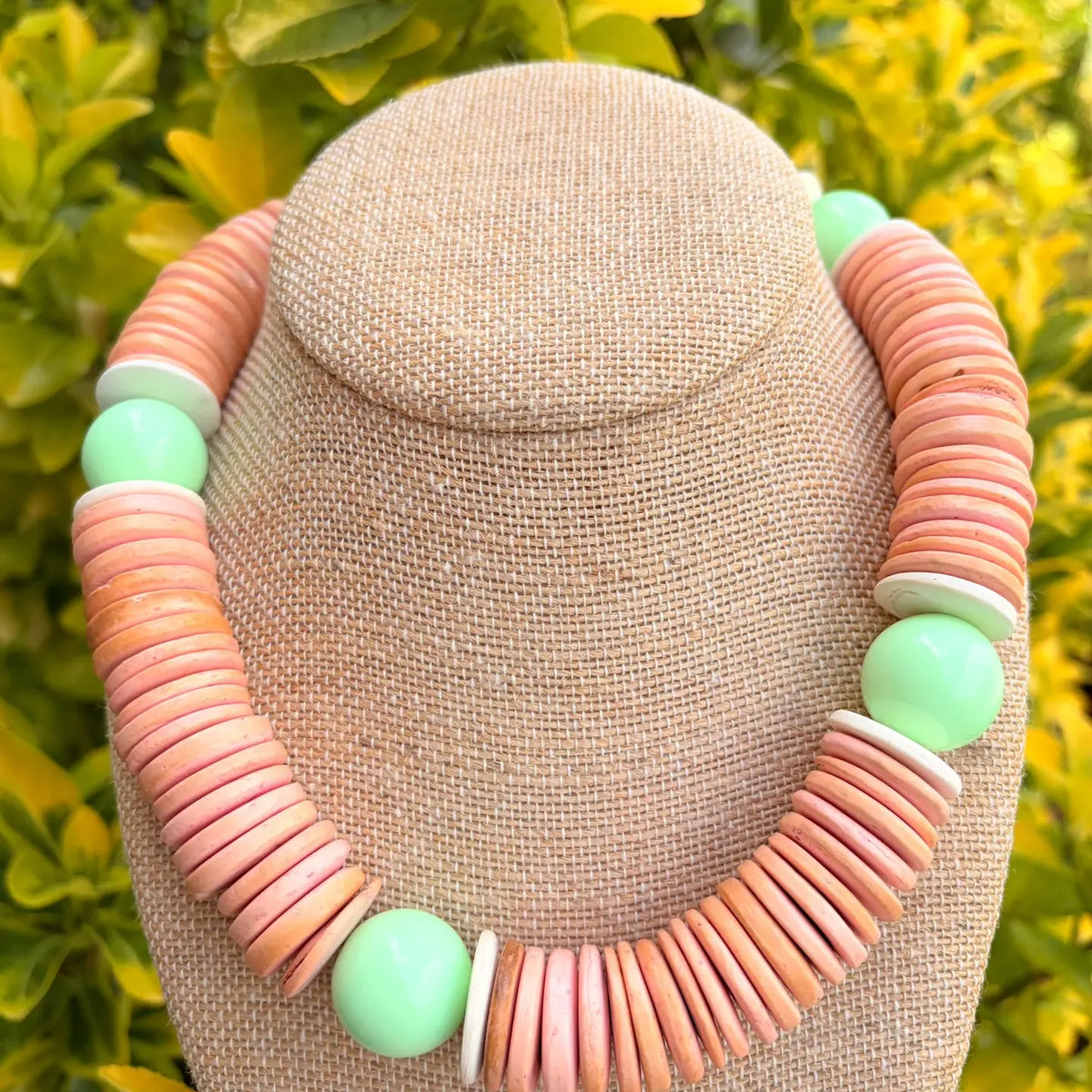 Katie Collective The Blakely Coconut Disc Necklace