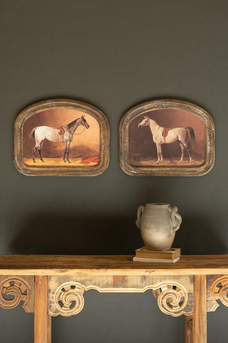 Arched Framed Horse Print