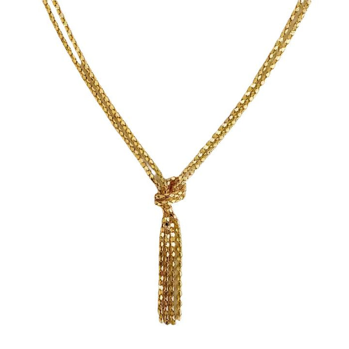 Wow Y Drop Chain Necklace