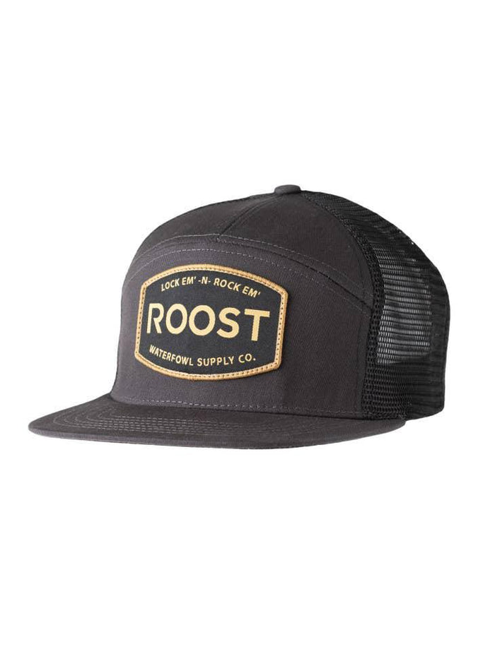 Roost 7 Panel Woven Patch Hat