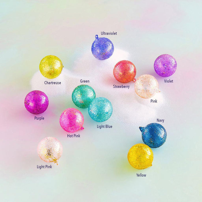 RAINBOW SPARKLE BALL ORNAMENT