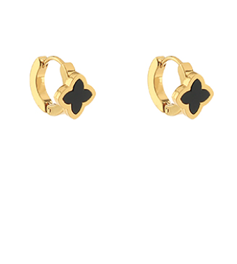 MOP Clover Stud Hoops