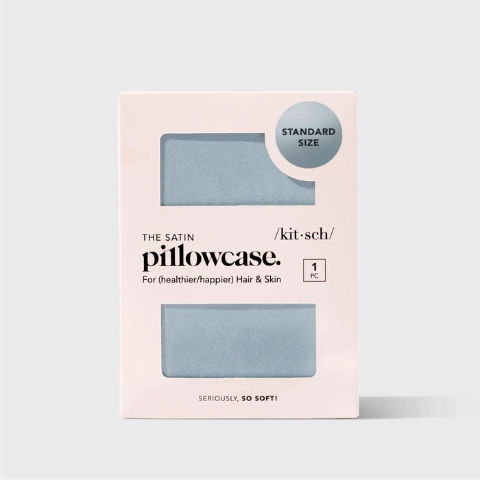 Kitsch: Satin Pillowcase Standard - Haze Blue