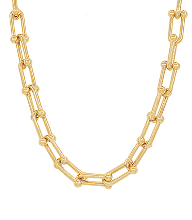 20mm U Shape Linked Necklace Set