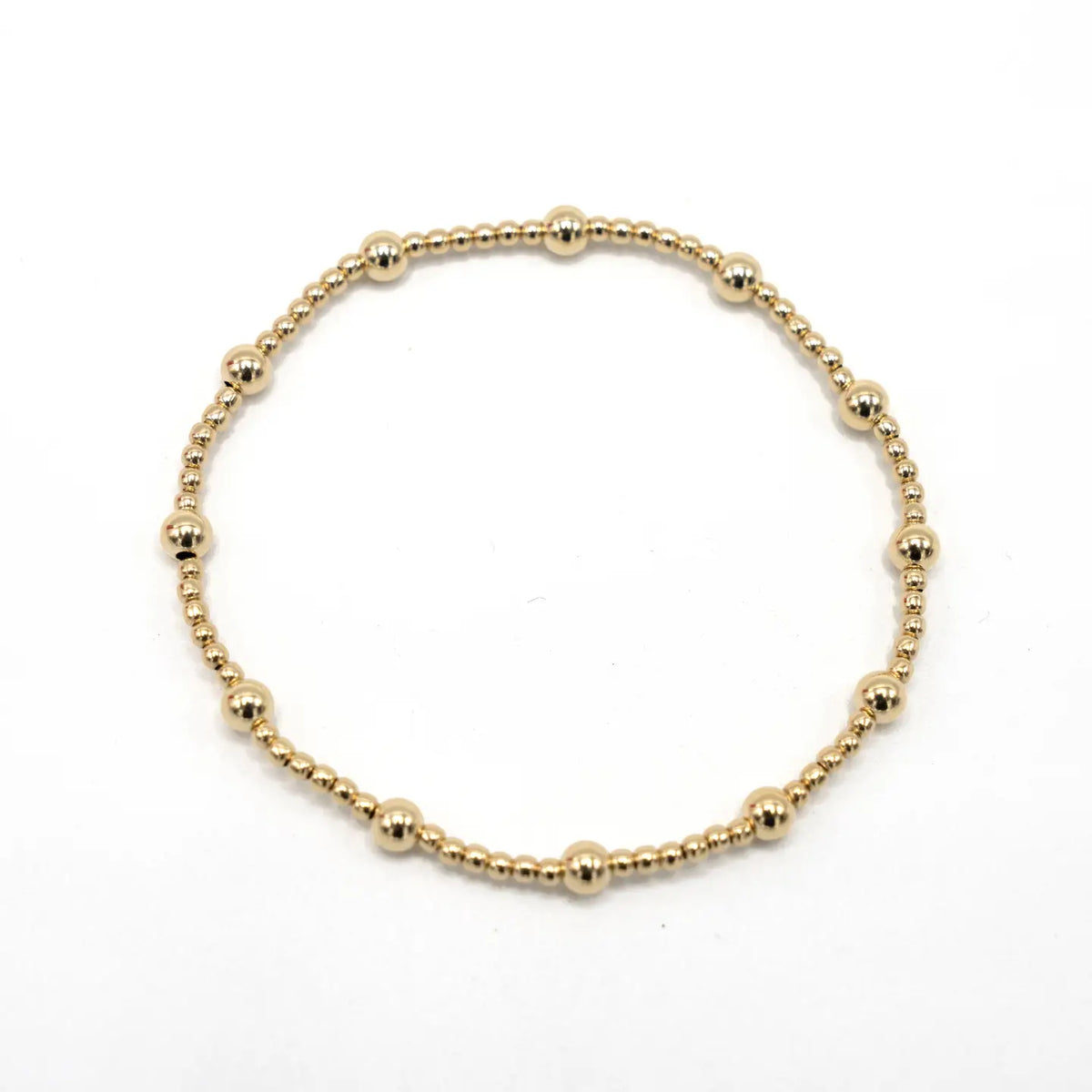 Erin Gray Malibu 2x4 14k Gold-Filled Beaded Bracelet