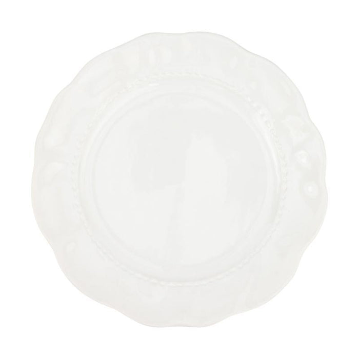 Vietri Giorno White Dinner Plate