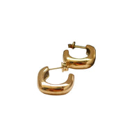 Demi 18K Gold Non-Tarnish Classic C Hoop Earring
