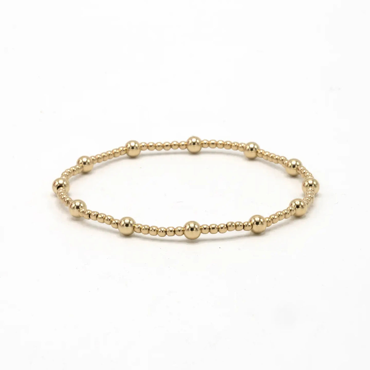Erin Gray Malibu 2x4 14k Gold-Filled Beaded Bracelet