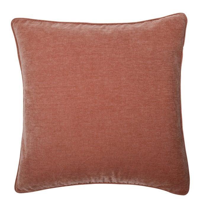 Salmon Pink Chenille Pillow