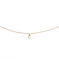 Waterproof Gold Dainty Initial Necklace