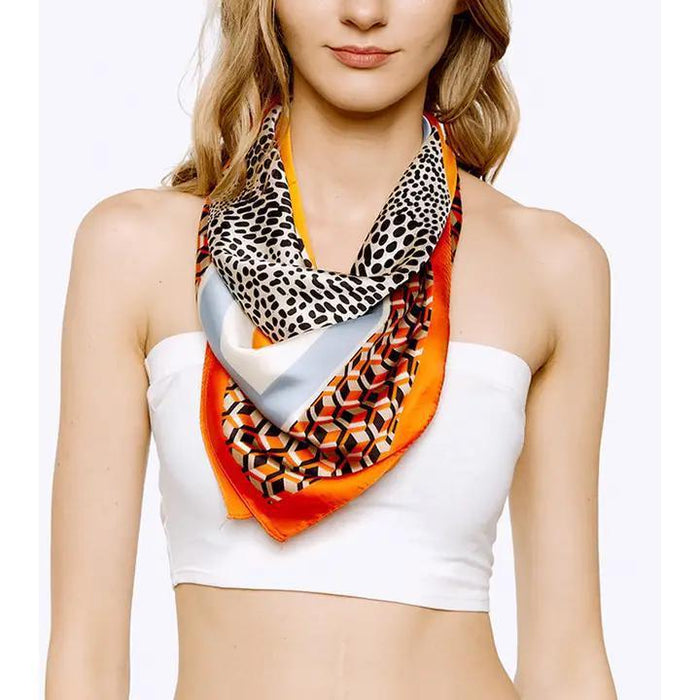 Geo Animal Print Scarf