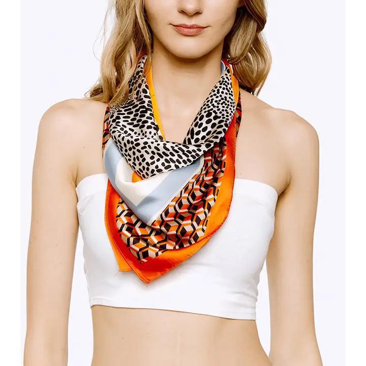 Geo Animal Print Scarf