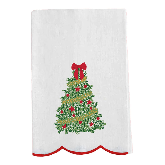 Tea Towel Traditional Tree