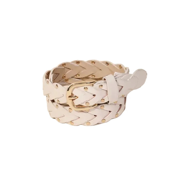 Braided Design Fashion Vegan Leather Belt