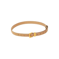 Leather Square Buckle Belt