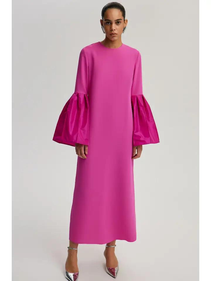 The Tafetta Dress in Pink