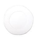 Vietri Lastra White European Dinner Plate