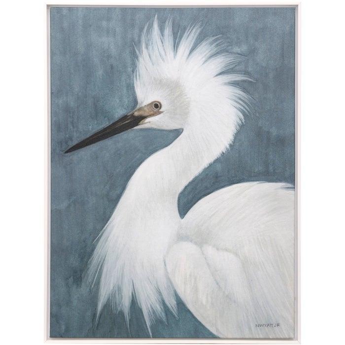 Egret Art 31"x41"