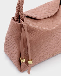 KL Nova Woven Texture Top Handle Bag