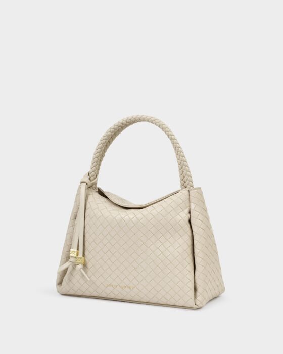 KL Nova Woven Texture Top Handle Bag
