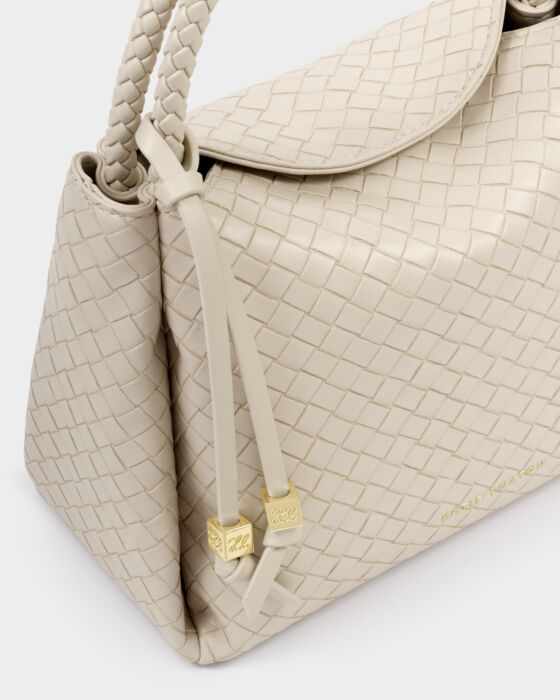KL Nova Woven Texture Top Handle Bag