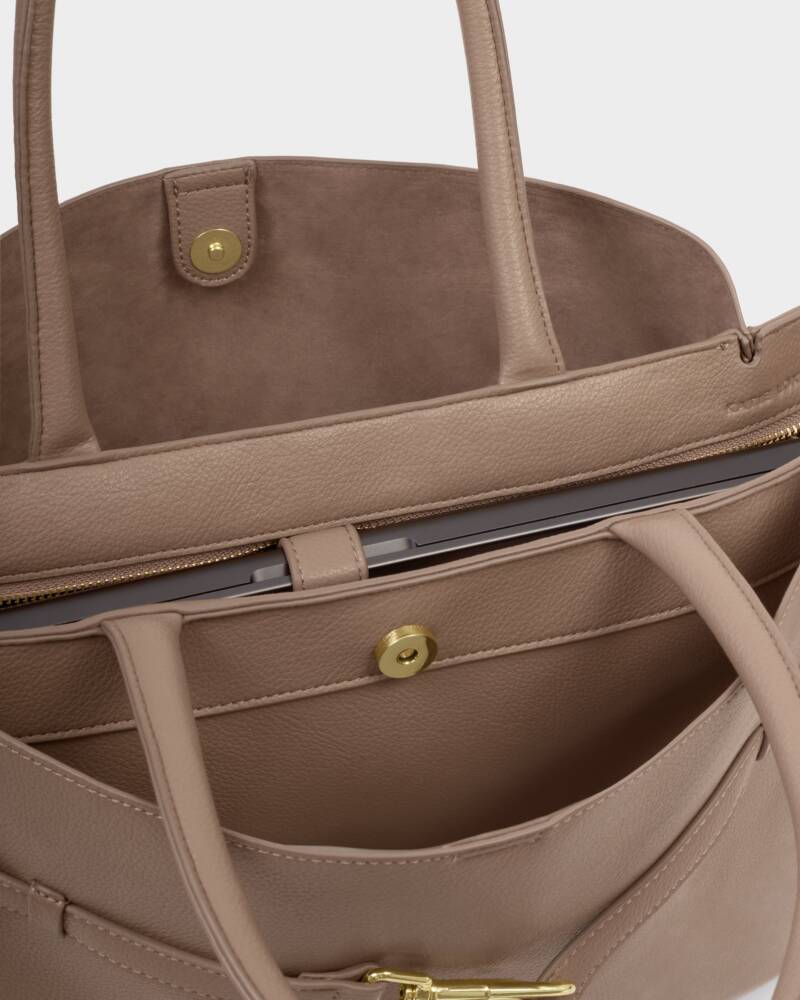 KL Maddie Work Tote Bag in Mocha