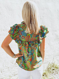 The Tribal Peacock Top