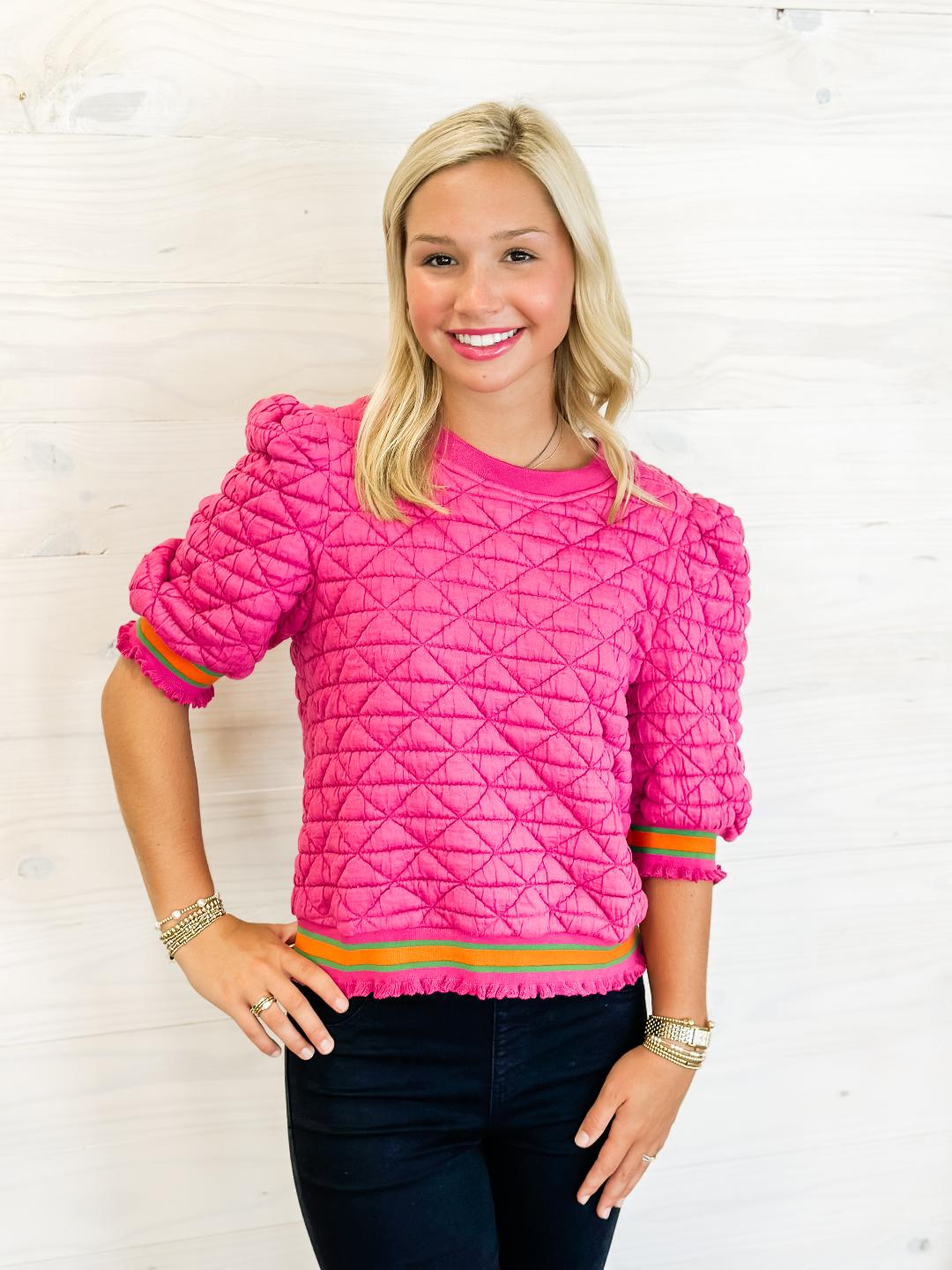 The Jody Top in Pink