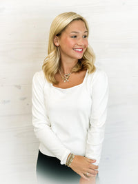 The Bethany Top in White